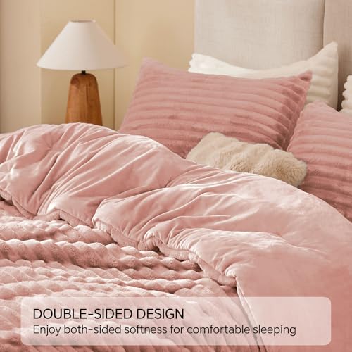 Fleece Queen Comforter Set
