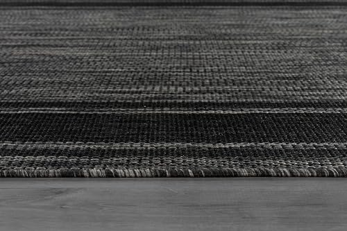 Outdoor Rug 6x9 Modern Bordered Area Rugs for Indoor and Outdoor Patio Deck Porch Garden Waterproof Weather Sun Resistant Washable Outside Carpet (58.91 Sq Ft)