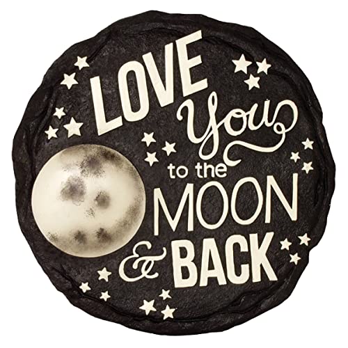 Garden Décor Moon & Back Stepping Stone