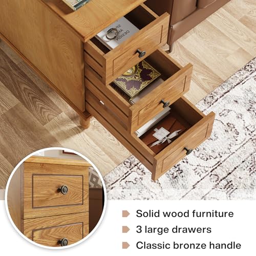 Solid Wood End Table Set of 2 (2 Count)
