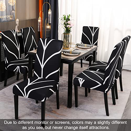 Black Chair Covers for Dining Room Set of 4