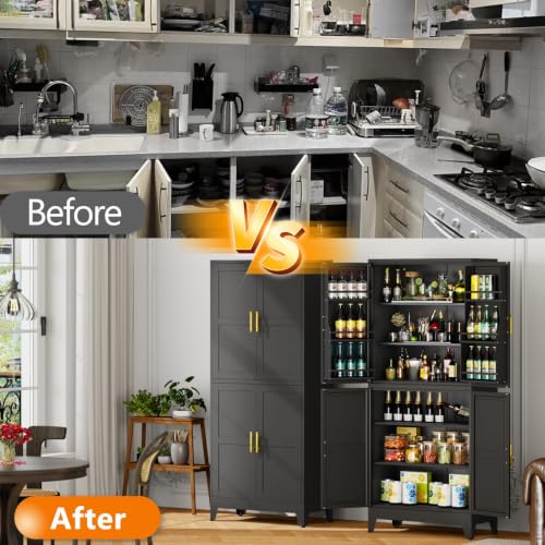 74.8" Tall Metal Food Cabinet