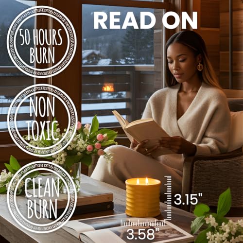 Lily of the Valley & Jasmine Luxury Strong Scented Candle