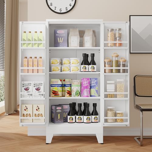 48" H Metal Kitchen Pantry Storage Cabinet
