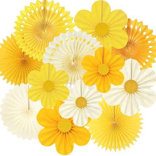 Yellow Party Decorations (12 Count)