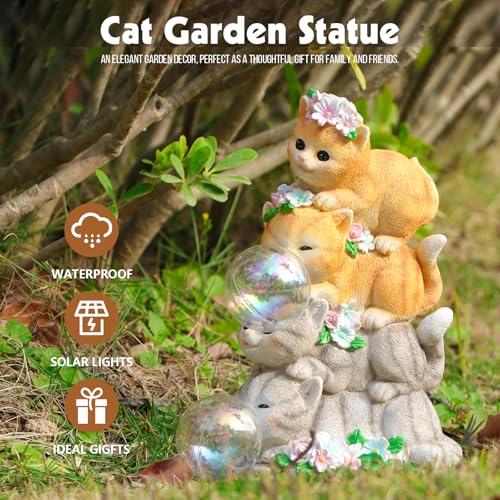 Cat Garden Statue (4 Count)