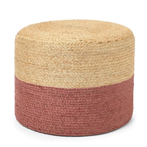 Cylindrical Pouf Foot Stool Ottoman