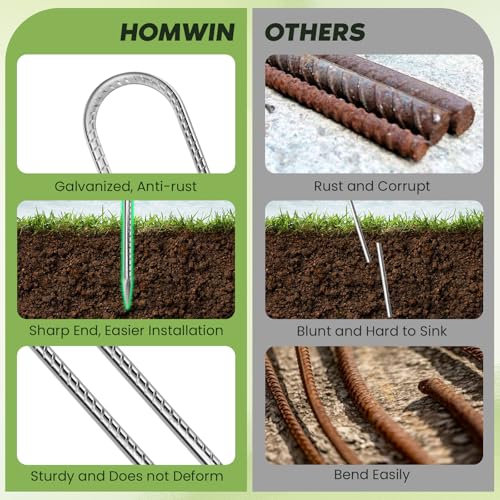 12 inches Tent Stakes Heavy Duty 12 (12 Count)