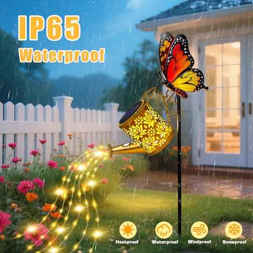 Solar Garden Lights Outdoor Decor (2 Count)