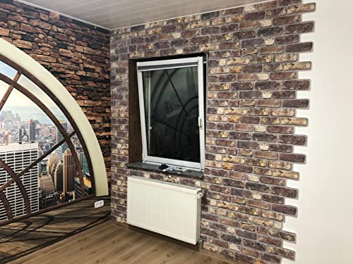 3D Wall Panels Faux Brick (10 Count)