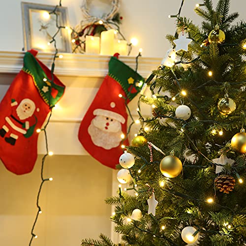 5MM Wide Angle Christmas Lights Warm White