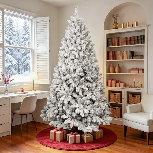7ft Snow Flocked Christmas Tree