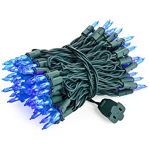 Blue Christmas Lights (33 Foot)