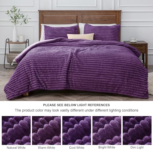 Fleece Queen Comforter Set