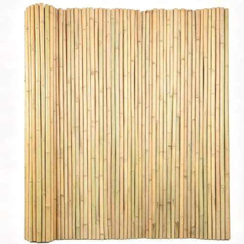 Natural Bamboo Fence 3ft H x 8ft L x 0.7In D