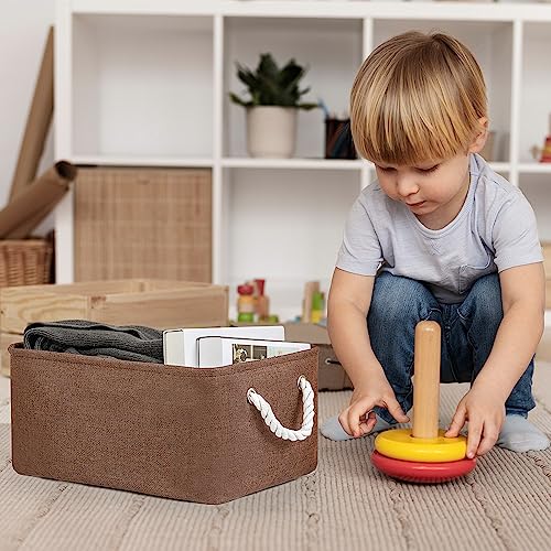 WarmHome Fabric Storage Bin Shelf Basket for Home (3 Count)