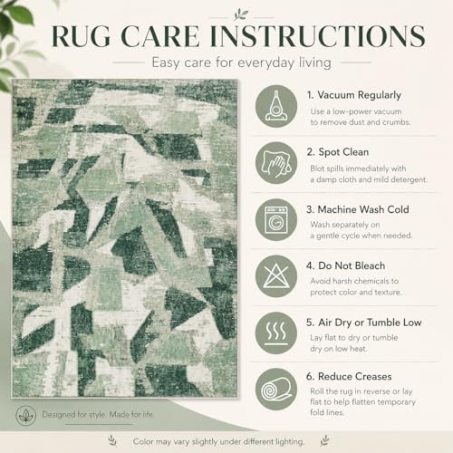 8X10 Area Rugs for Living Room Bedroom (80 Sq Ft)