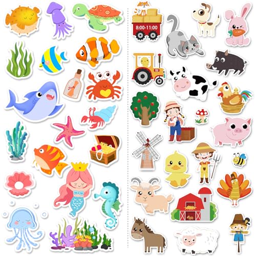 Window Clings Stickers for Kids Window Gel Clings Decals Thick Gel Clings Toddlers and Adults Classroom Home Nursery Airplane Birthday Party Supplies