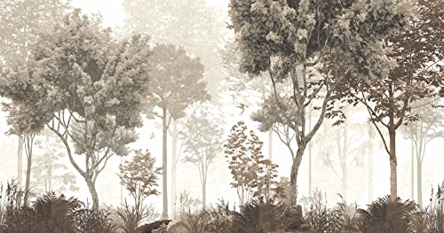 Vintage Forest Wallpaper Nature Wall Mural Wallpaper for Bedroom Living Room