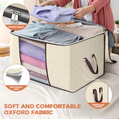 90L Large Storage Bags (6 Count)