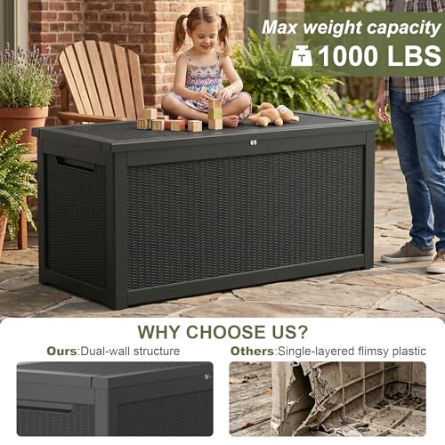 320 Gallon Outdoor Storage Box Waterproof