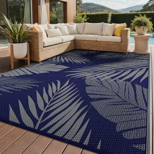 Outdoor Rug Waterproof Plastic Rugs for Patio