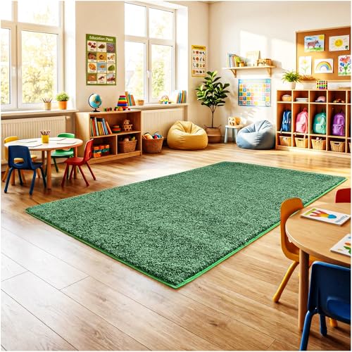 Soft & Colorful 8' x 12' Kids Classroom Area Rug