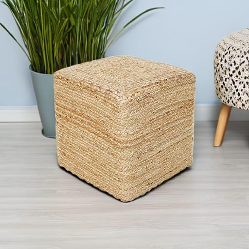 Cube Pouf Foot Stool Ottoman