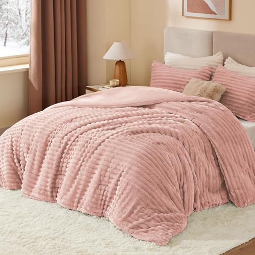 Fleece Full Comforter Set