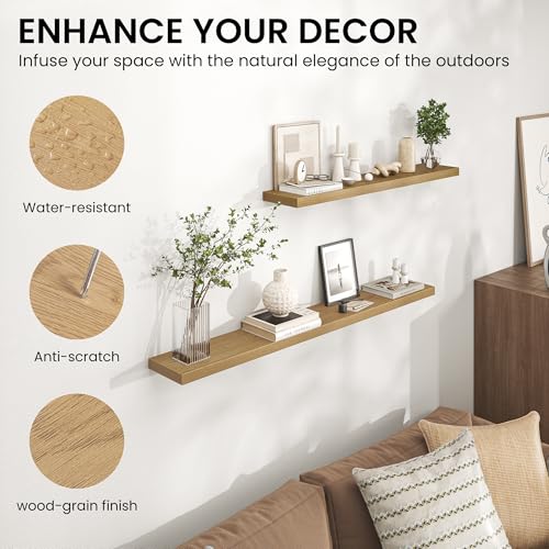48 Inch Floating Shelves for Wall (2 Count)