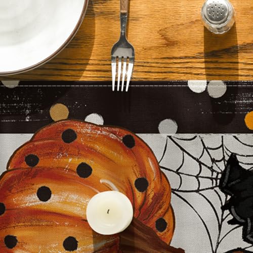 210 GSM Halloween Table Runner Home Party Decor 13x36 Inch (3.25 Sq Ft)