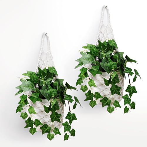 2 Packs Macrame Wall Plant Hanger for 6 in (2 Count)