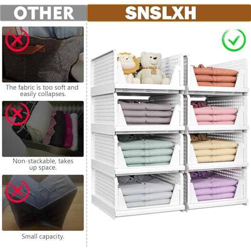 Upgraded Closet Organizers and Storage (5 Count)