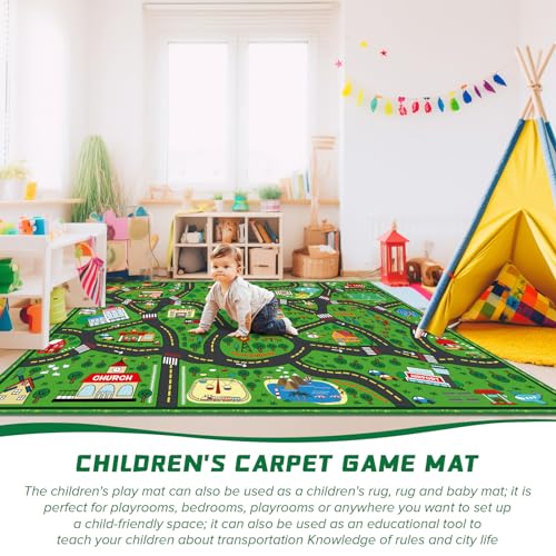 Kids Playmat Rug 5x7 ft (35 Sq Ft)