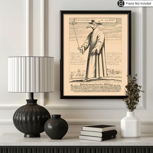 Vintage Doctor Schnabel from Rome Poster