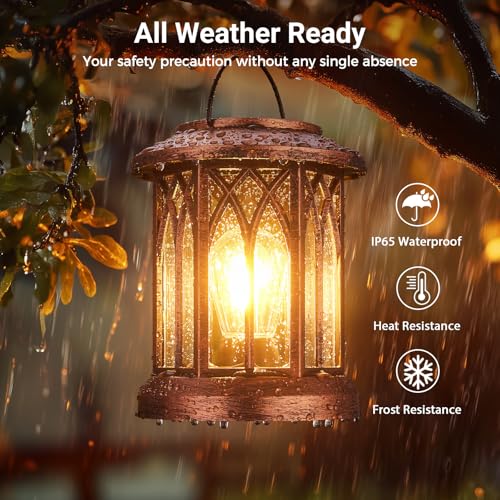 Solar Lanterns Outdoor Hanging 6 Pack (6 Count)
