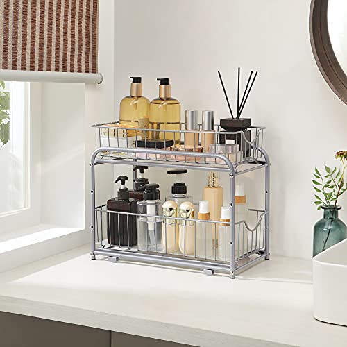 2 Tier Pull Out Cabinet Organizers