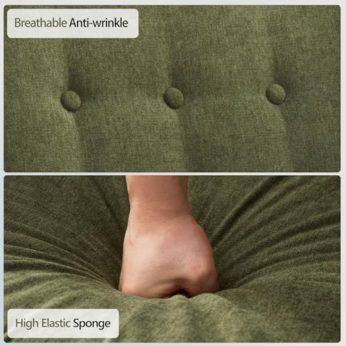 Accent Chair Upholstered Button Tufted Armchair