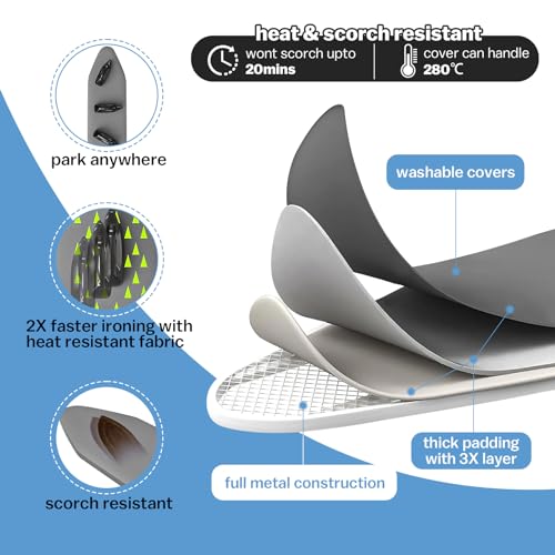 Tabletop Ironing Board with Iron Rest