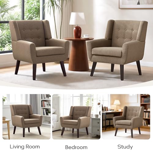 Living Room Chairs Set of 2