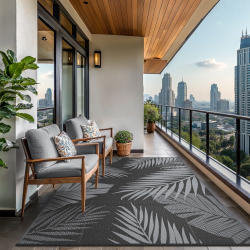 Outdoor Rug Waterproof Plastic Rugs for Patio