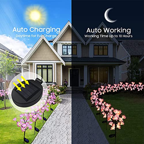 Solar Lantern Light Replacement Top for Flower Light (2 Count)