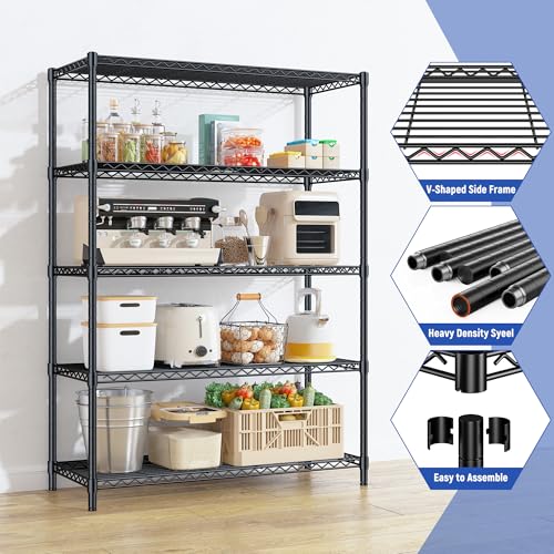 5 Tier Adjustable Storage Shelves