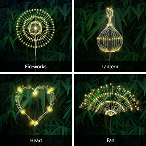 Solar Outdoor Warm White Garden Lights (4 Count)