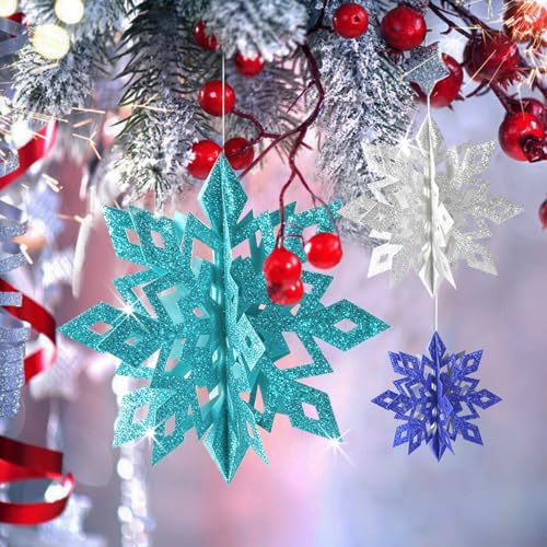 Christmas Hanging Snowflakes Decorations