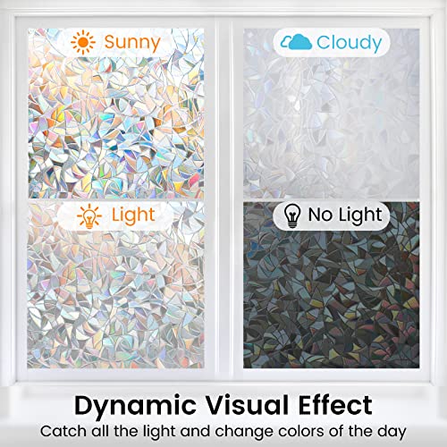 Stained Glass Window Privacy Film (9.56 Sq Ft)