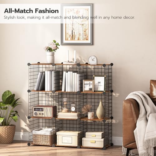 Wire Cube Storage Organizer (9 Cubes)
