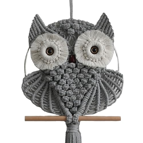 Owl Macrame Wall Hanging