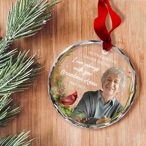 Personalized Cardinal Christmas Ornament Red Bird Ornament Christmas Memorial Birthday for Family Friends
