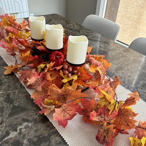 10 Pack Fall Leaf Garland (59 Foot)